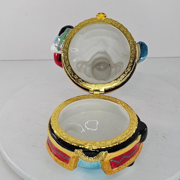 2004 Christopher Radko Jolly Nutcracker Hinged Keepsake Box - Picture 7 of 9